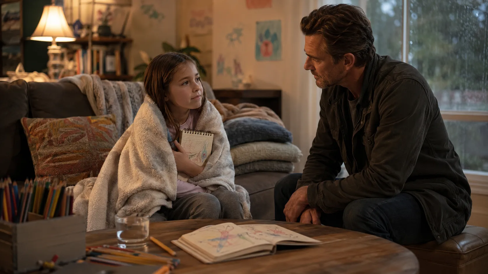 He Came Home Early and Heard His Wife’s Voice in the Shed — Then He Found His Silent Daughter Trembling Inside