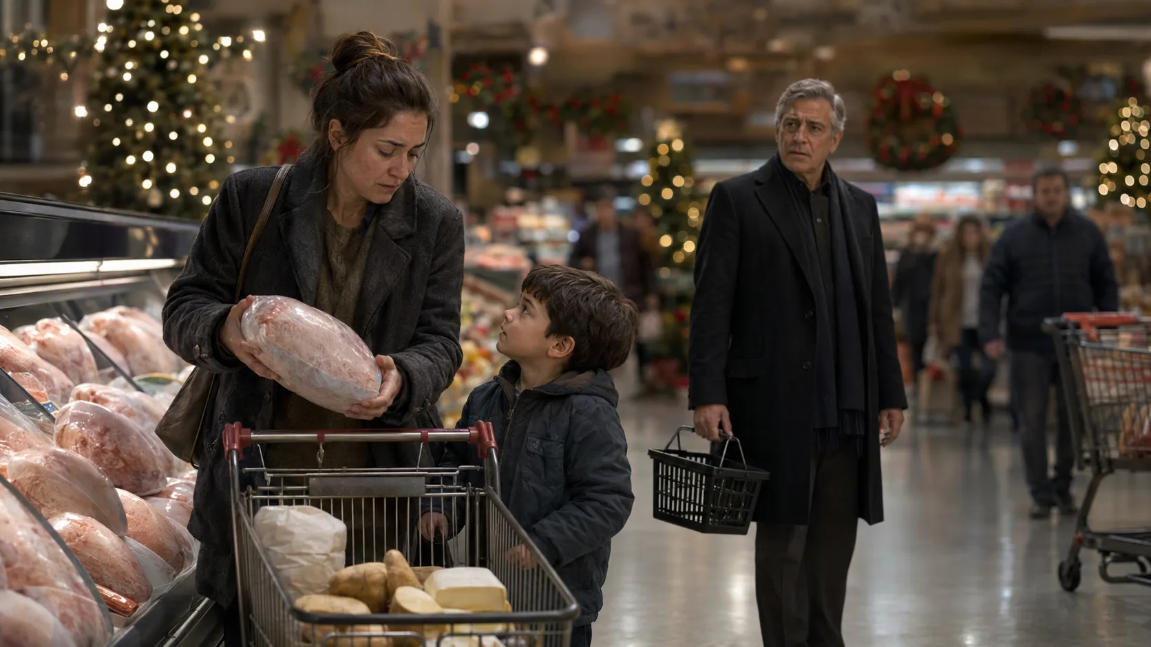 A Millionaire Heard a Mother Say, “There’s No Dinner This Year” — Five Minutes Later, He Changed Christmas Forever