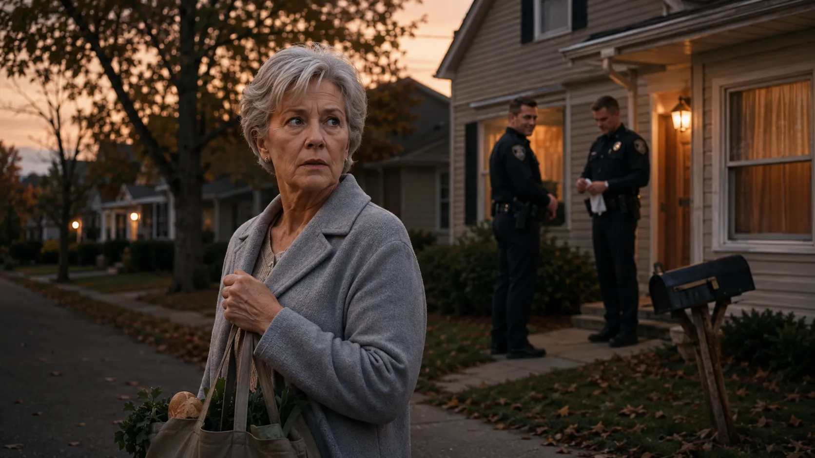 The Elderly Woman Heard a Scream From the Corner House — Then Two “Police Officers” Walked Out Smiling