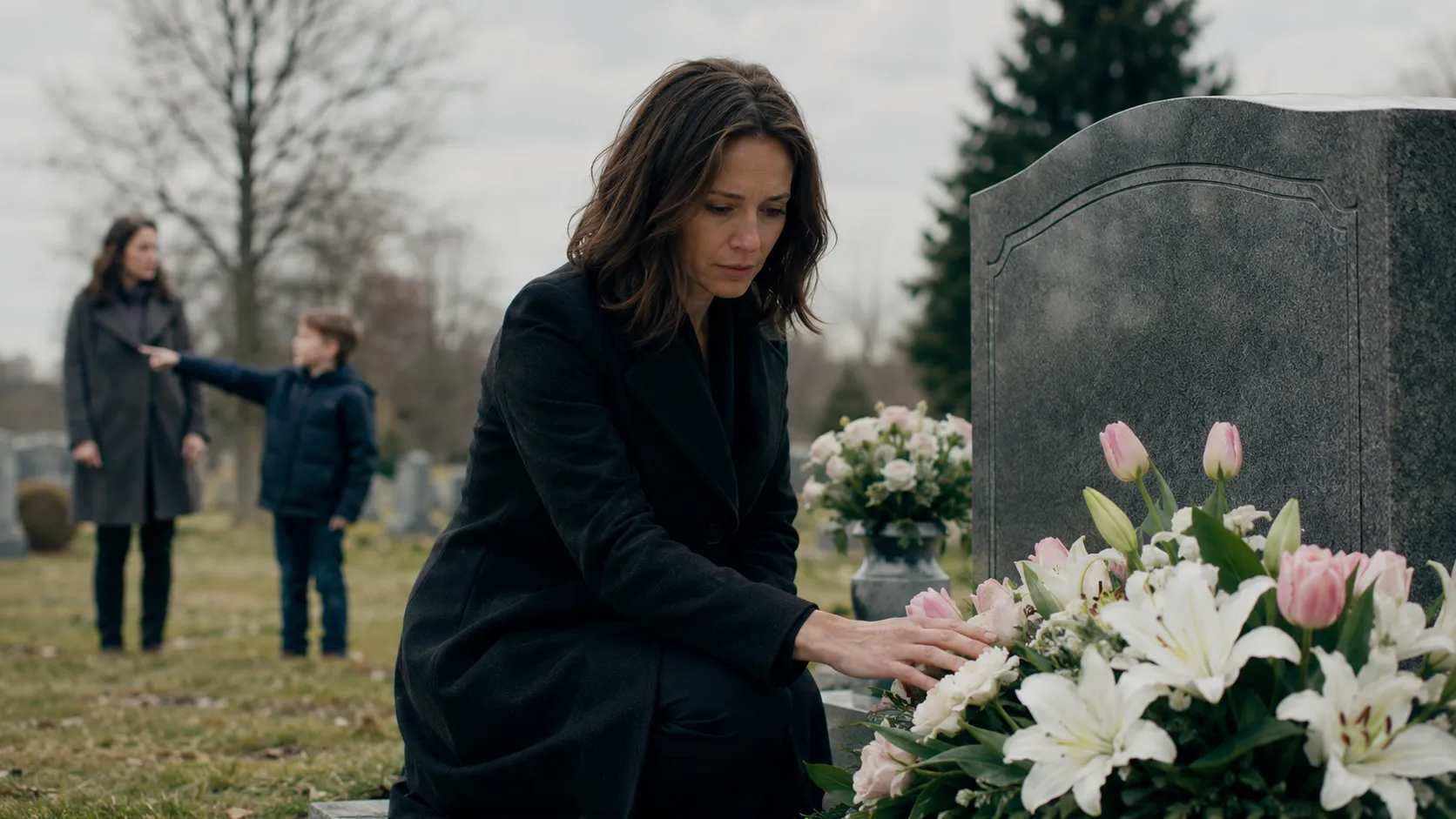 I Was Mourning My Twins at Their Grave — Then a Boy Said, “Mom, Those Girls Are in My Class”