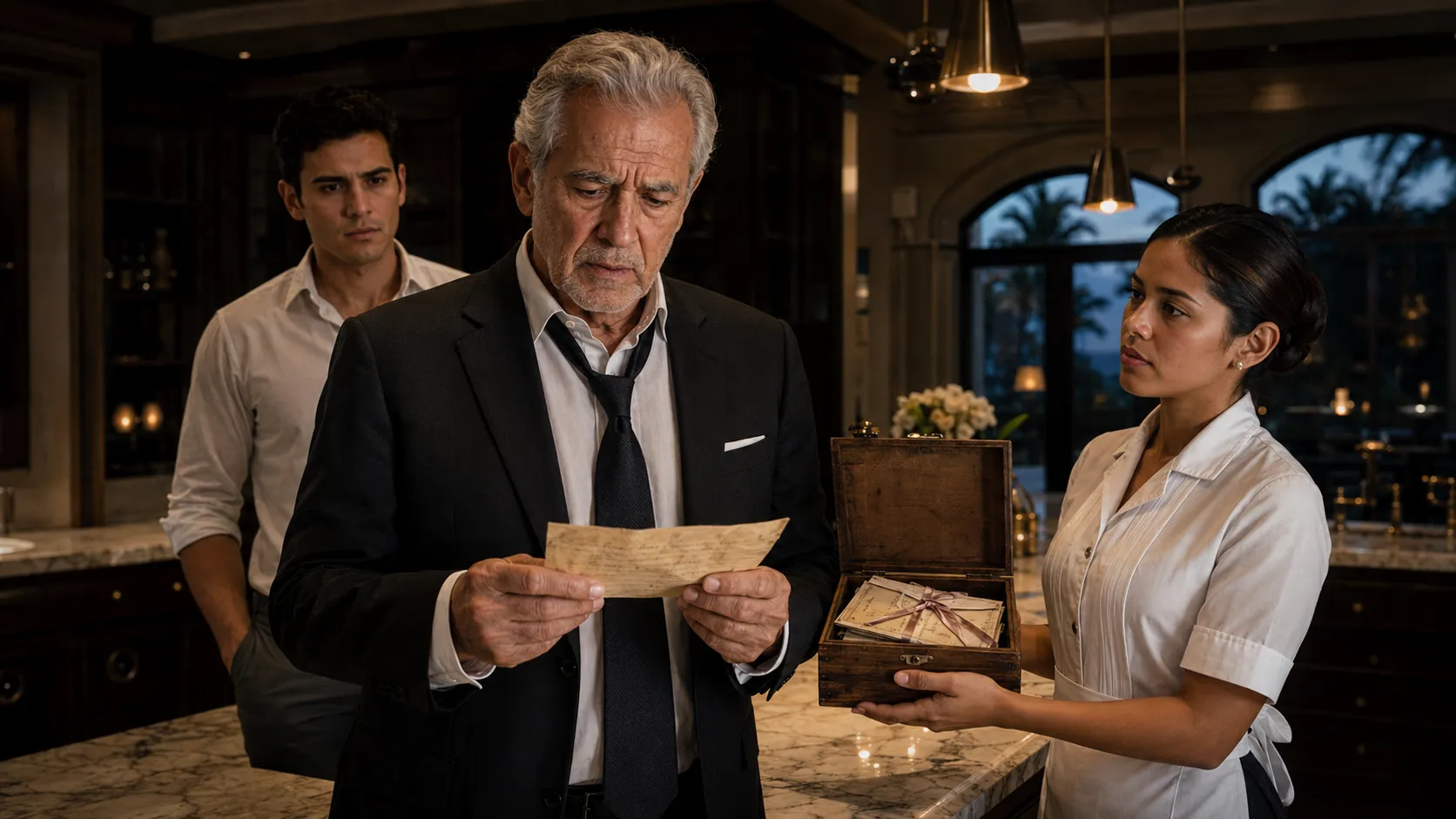 The Millionaire Found His Son With the Maid at Midnight — Then He Discovered the Secret She Had Been Hiding