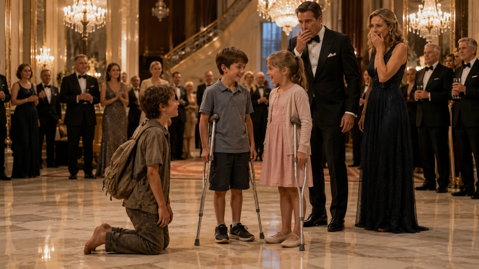 The Barefoot Boy Asked for Food — Hours Later, He Changed a Millionaire’s Life Forever