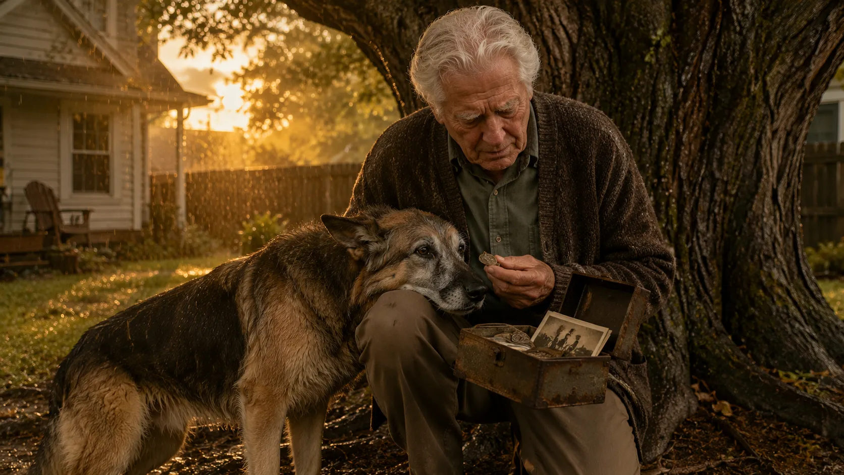The Old Man Paid $5 for a Dying Dog — Then the Dog Led Him Back to the Love He Thought He Had Lost