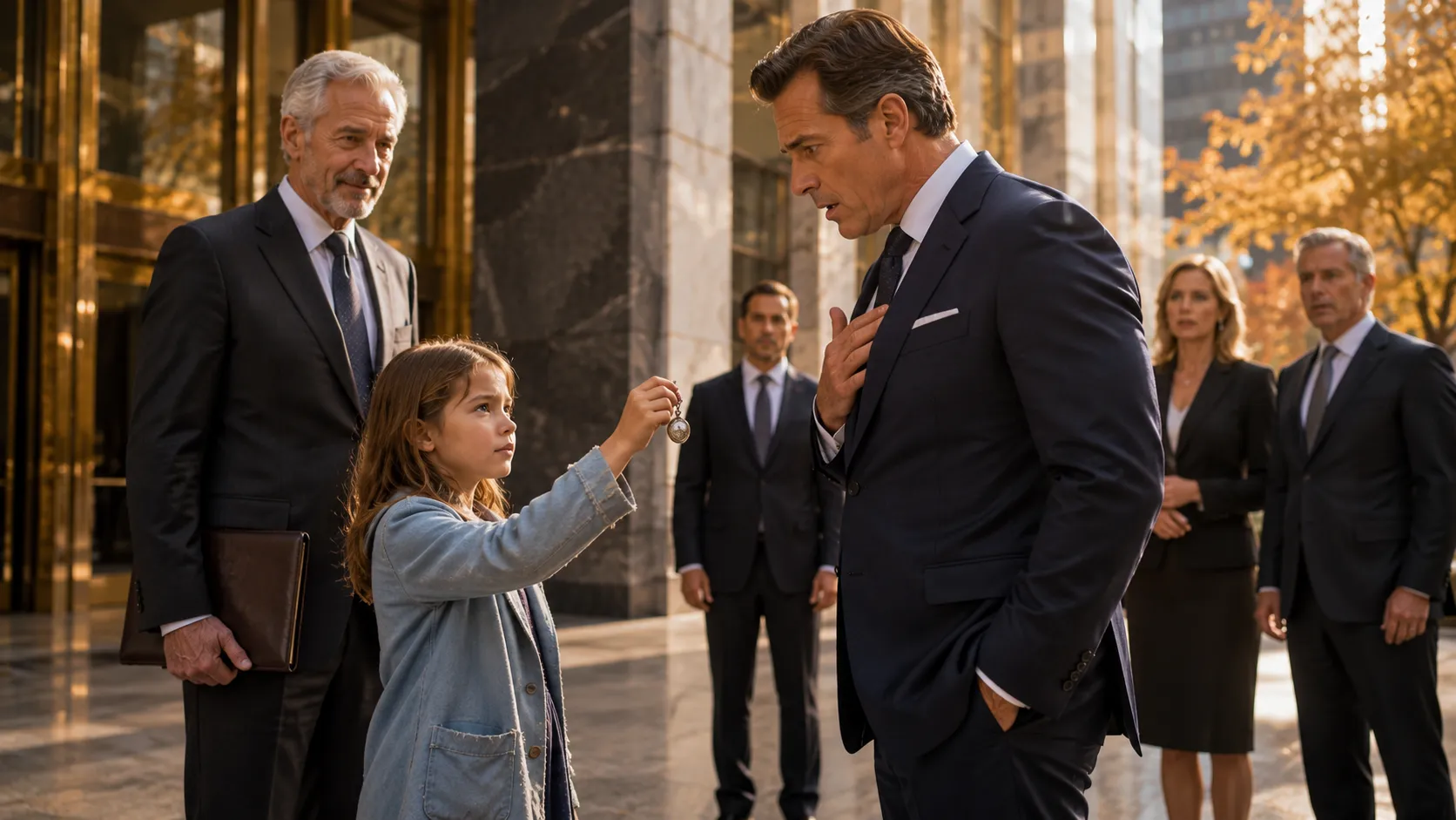 A Little Girl Claimed the Billion-Dollar Company Was Hers — Then the Necklace Around Her Neck Silenced the CEO