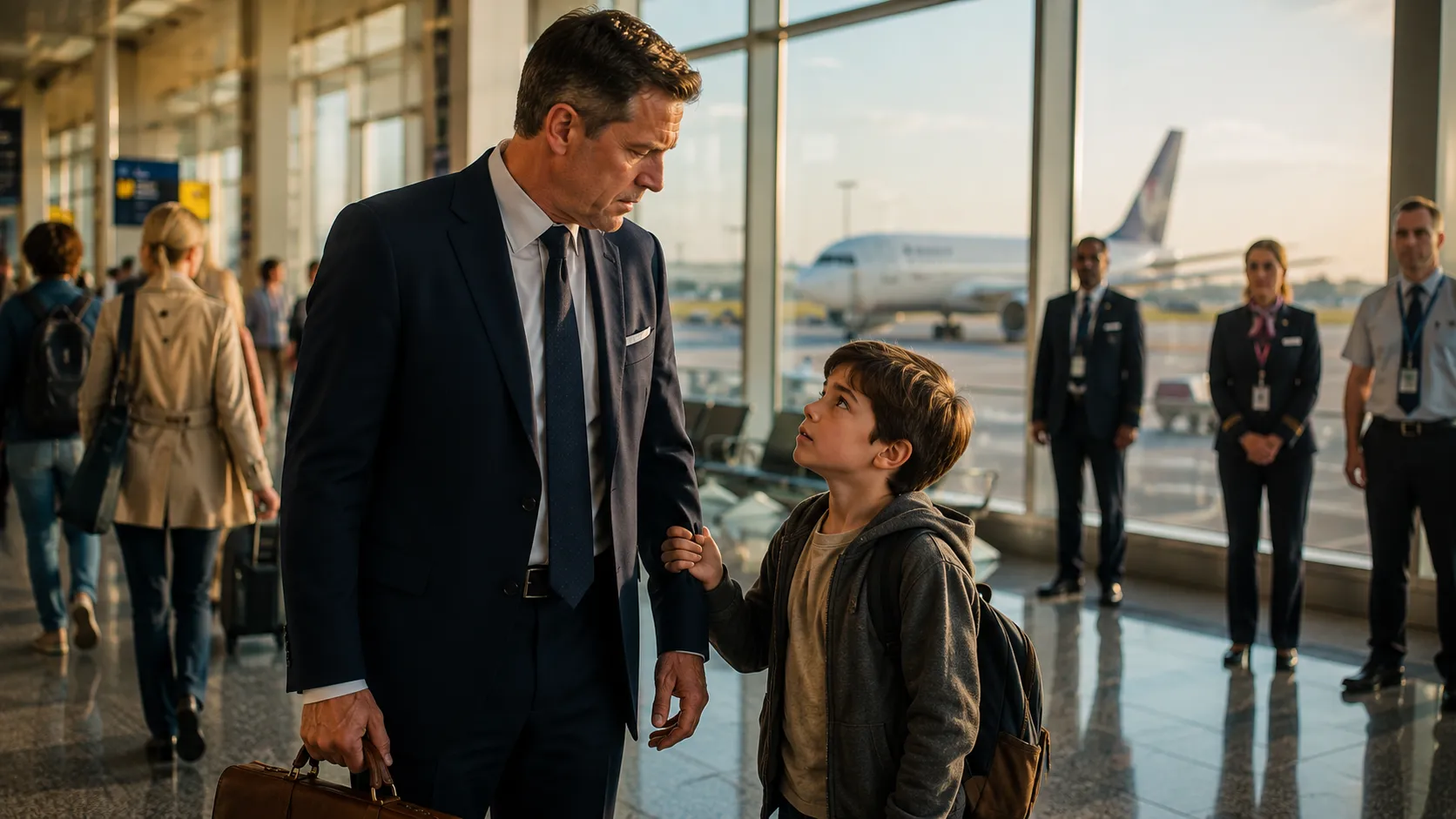 A 9-Year-Old Begged Him Not to Board the Plane — Then Security Found the Black Bag