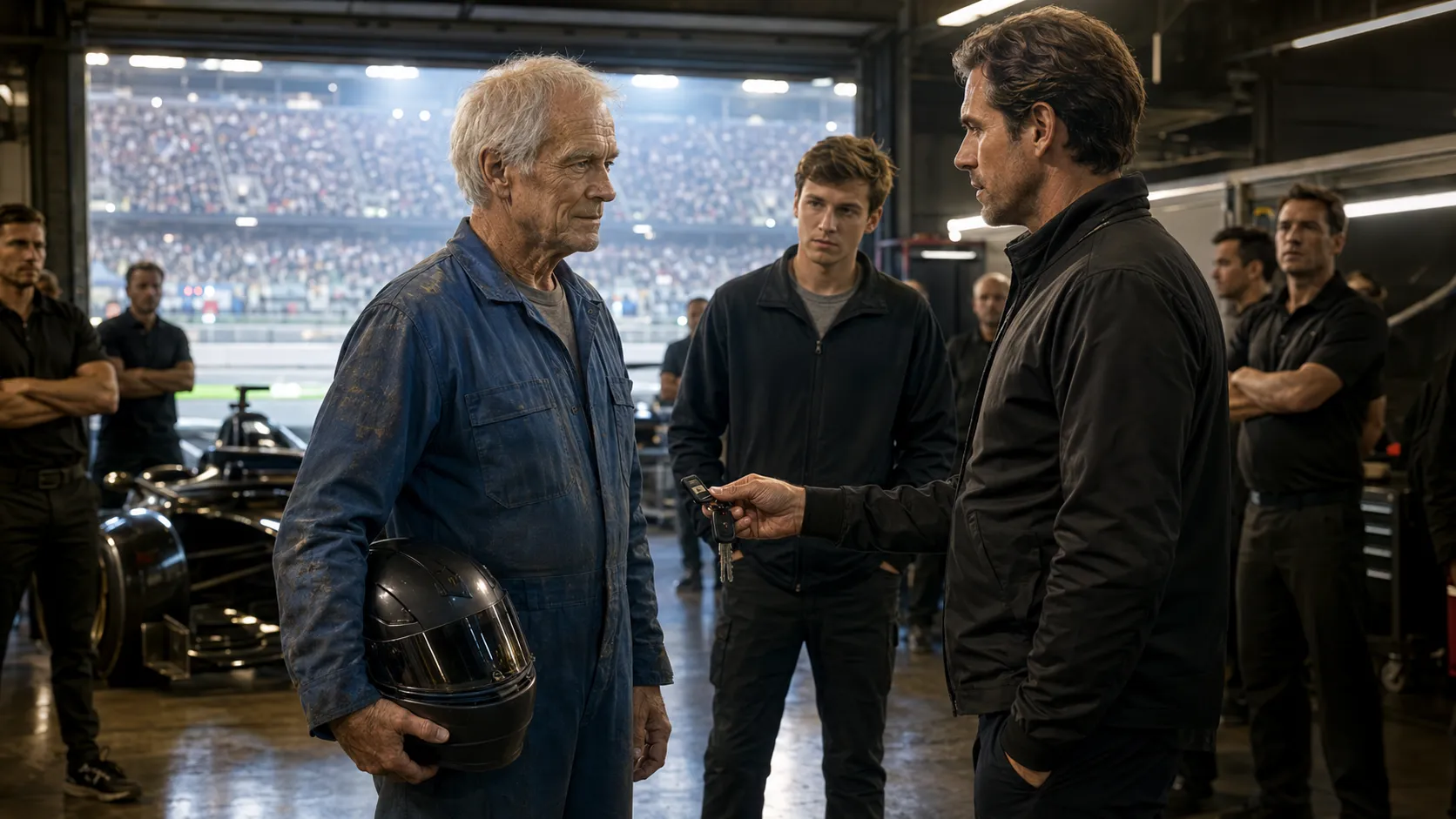 They Laughed When the Janitor Offered to Drive — Then the Stadium Learned He Was a Racing Legend