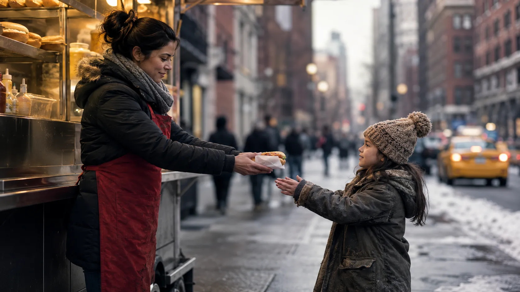 A Hungry Girl Asked for One Hotdog — Years Later, She Came Back to Save the Woman Who Fed Her