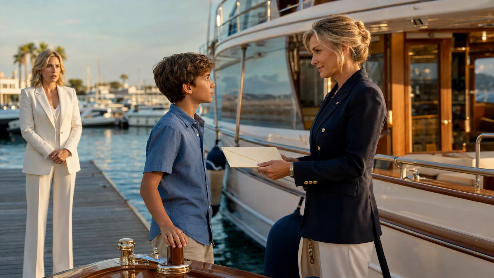 She Kicked a Boy Away From a Luxury Yacht — Then the Captain Called Him the Heir